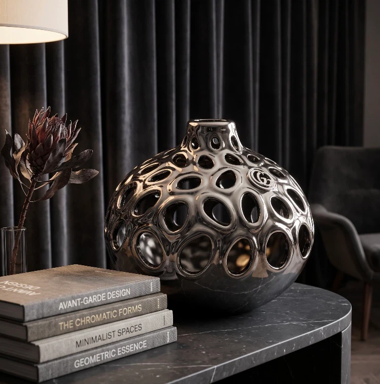 Gucci Décor Metallic Vase