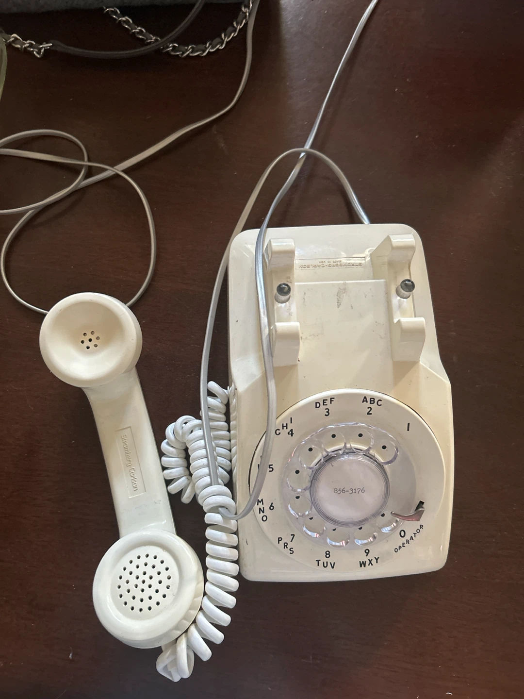 Vintage rotary telephone