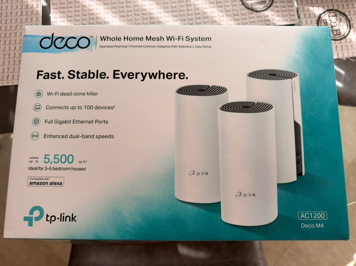 TP-Link Deco M4 Whole Home Mesh Wi-Fi System