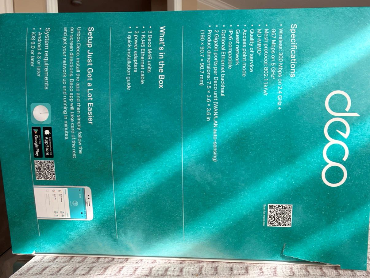 TP-Link Deco M4 Whole Home Mesh Wi-Fi System - photo 2