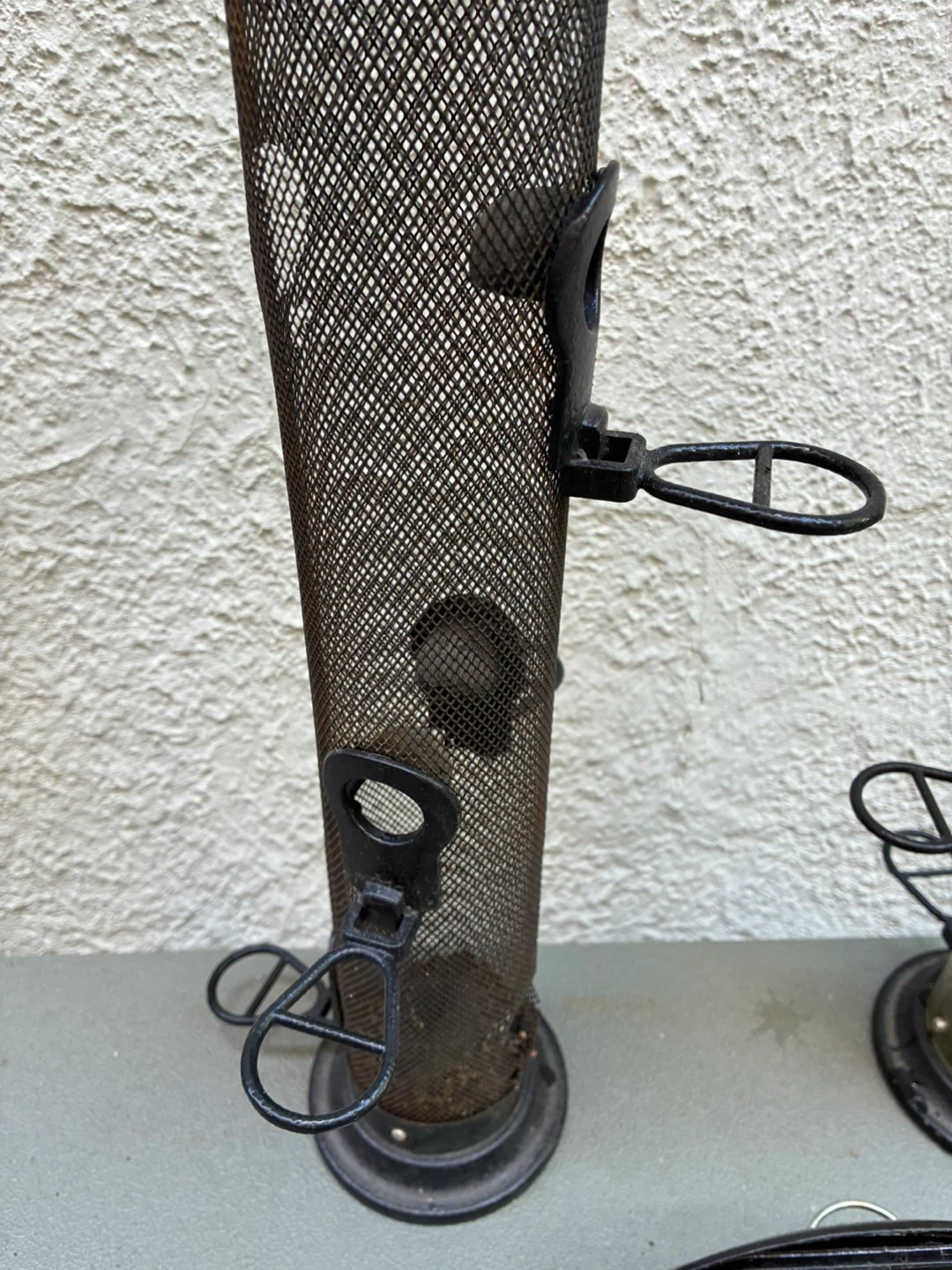 3 Wild Bird Feeders - Mesh Nyjer, Tube & Suet Cage - photo 2