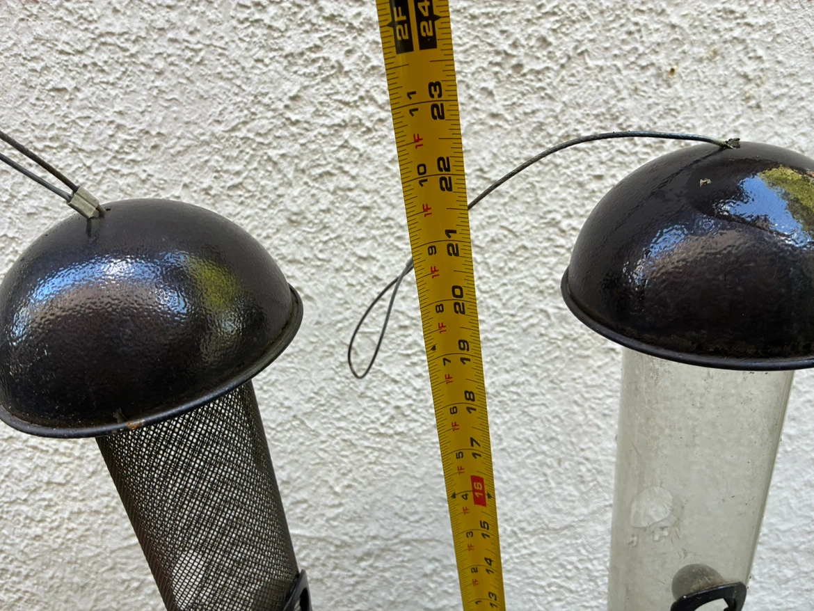 3 Wild Bird Feeders - Mesh Nyjer, Tube & Suet Cage - photo 5
