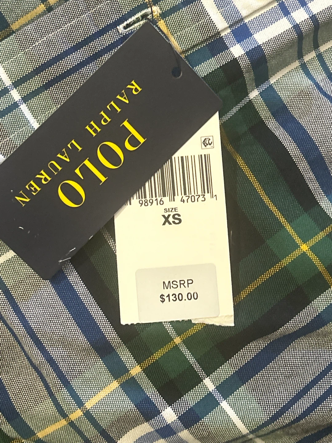 Polo Ralph Lauren Classic Fit Plaid Shirt Size XS - photo 4