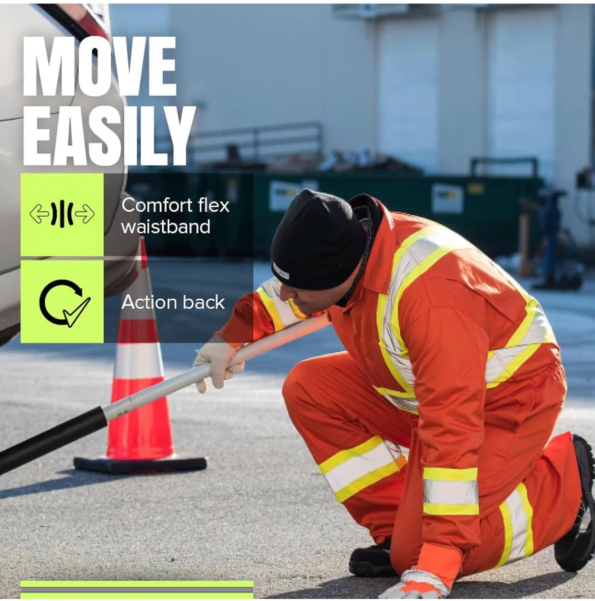 Pioneer Hi-Vis Safety Coveralls - photo 3