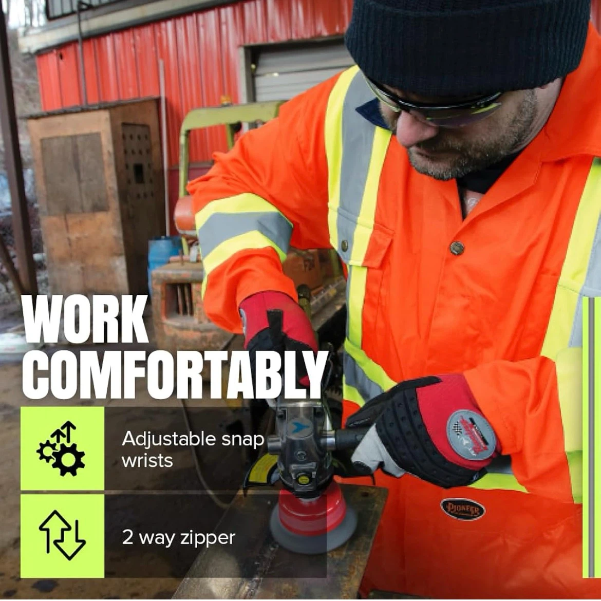 Pioneer Hi-Vis Safety Coveralls - photo 4