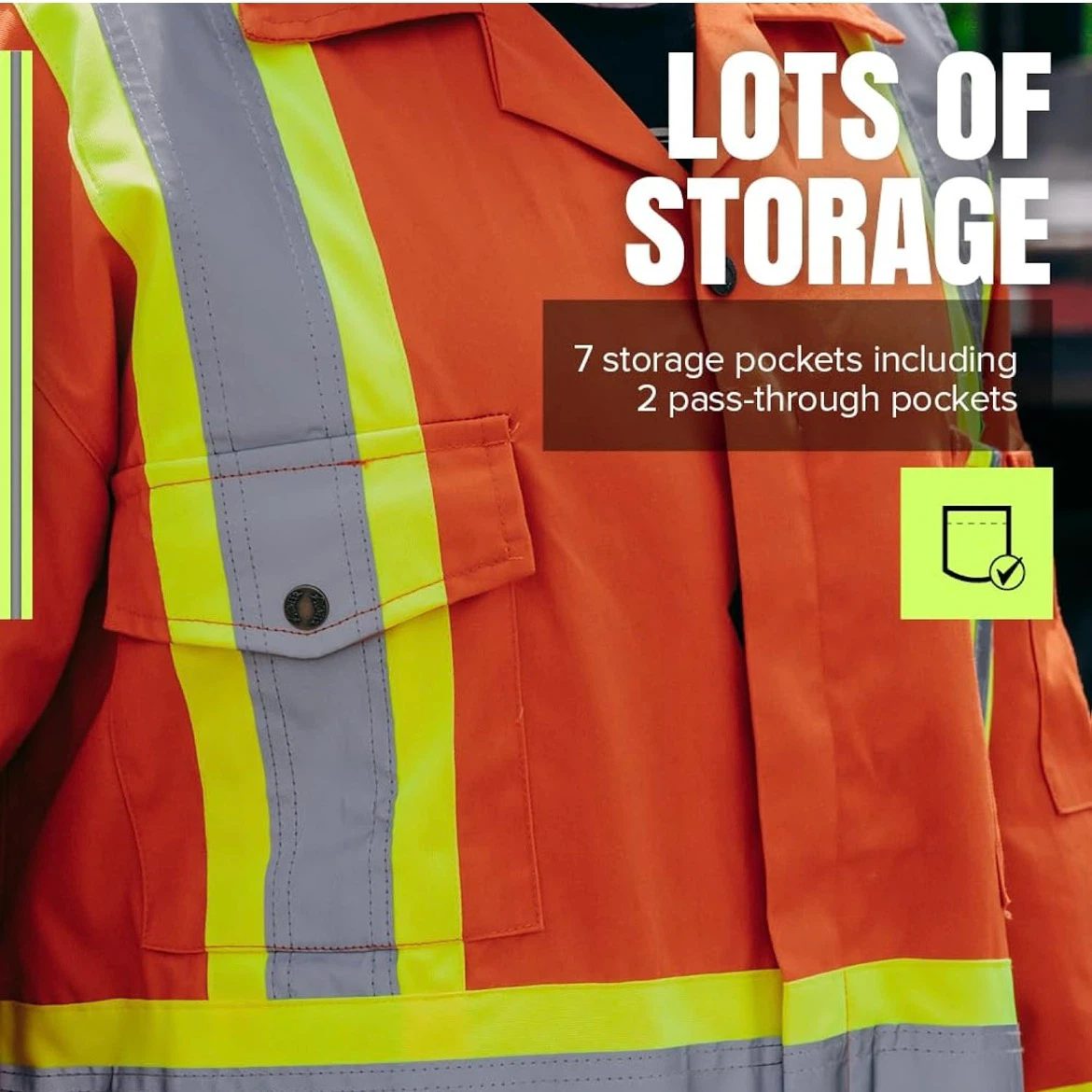 Pioneer Hi-Vis Safety Coveralls - photo 5