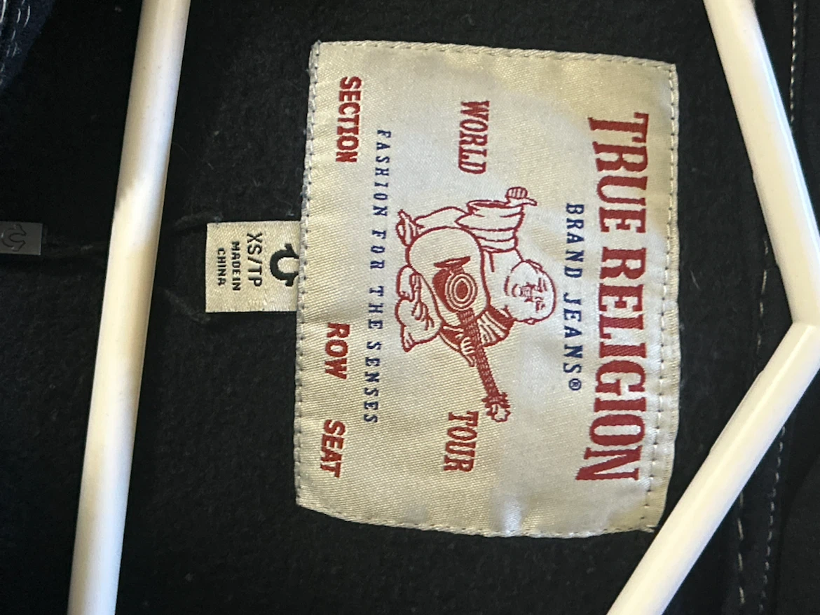 True Religion Zip-Up Hoodie XS - photo 3