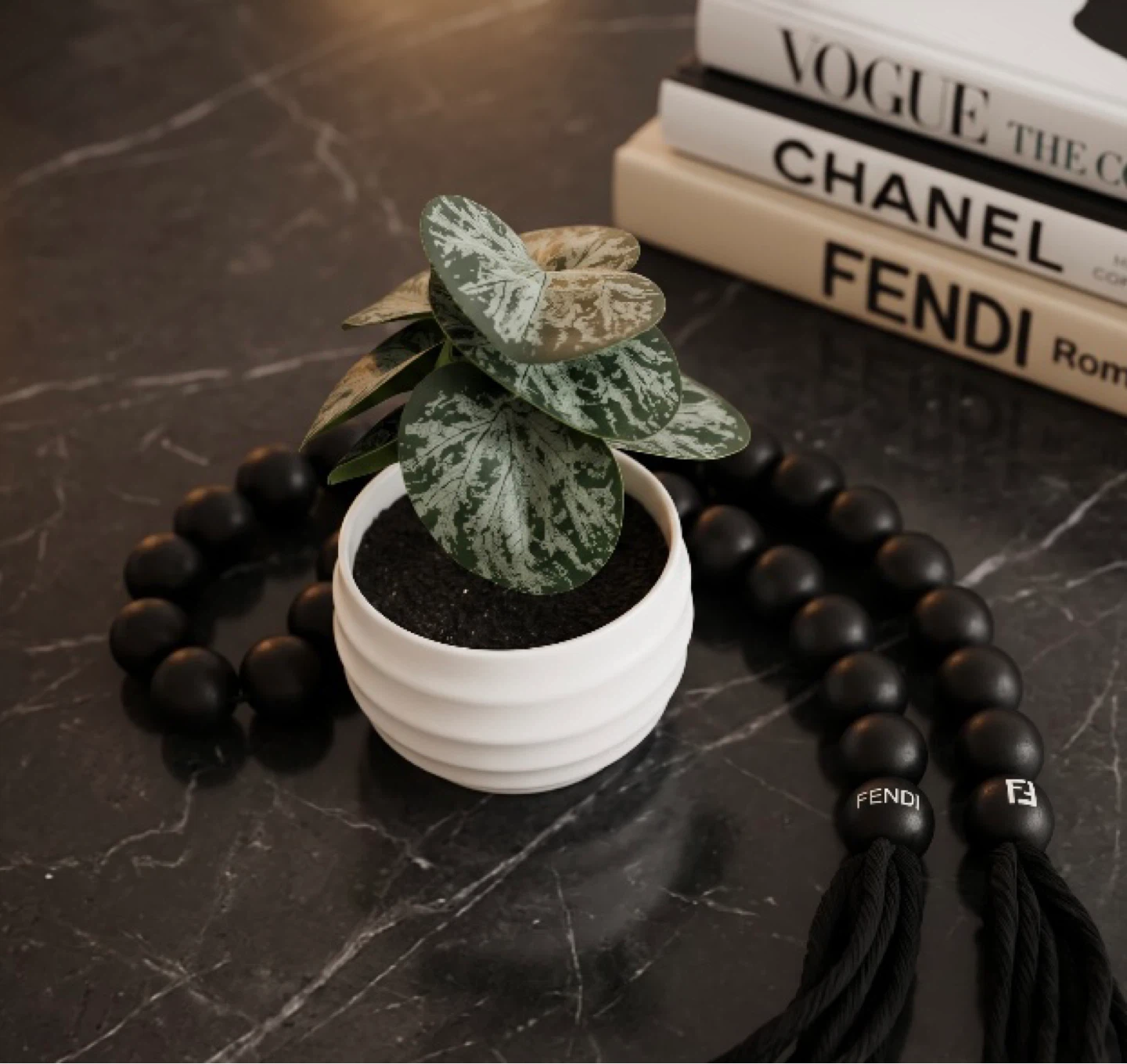 Fendi Decorative Wooden Beads - photo 2