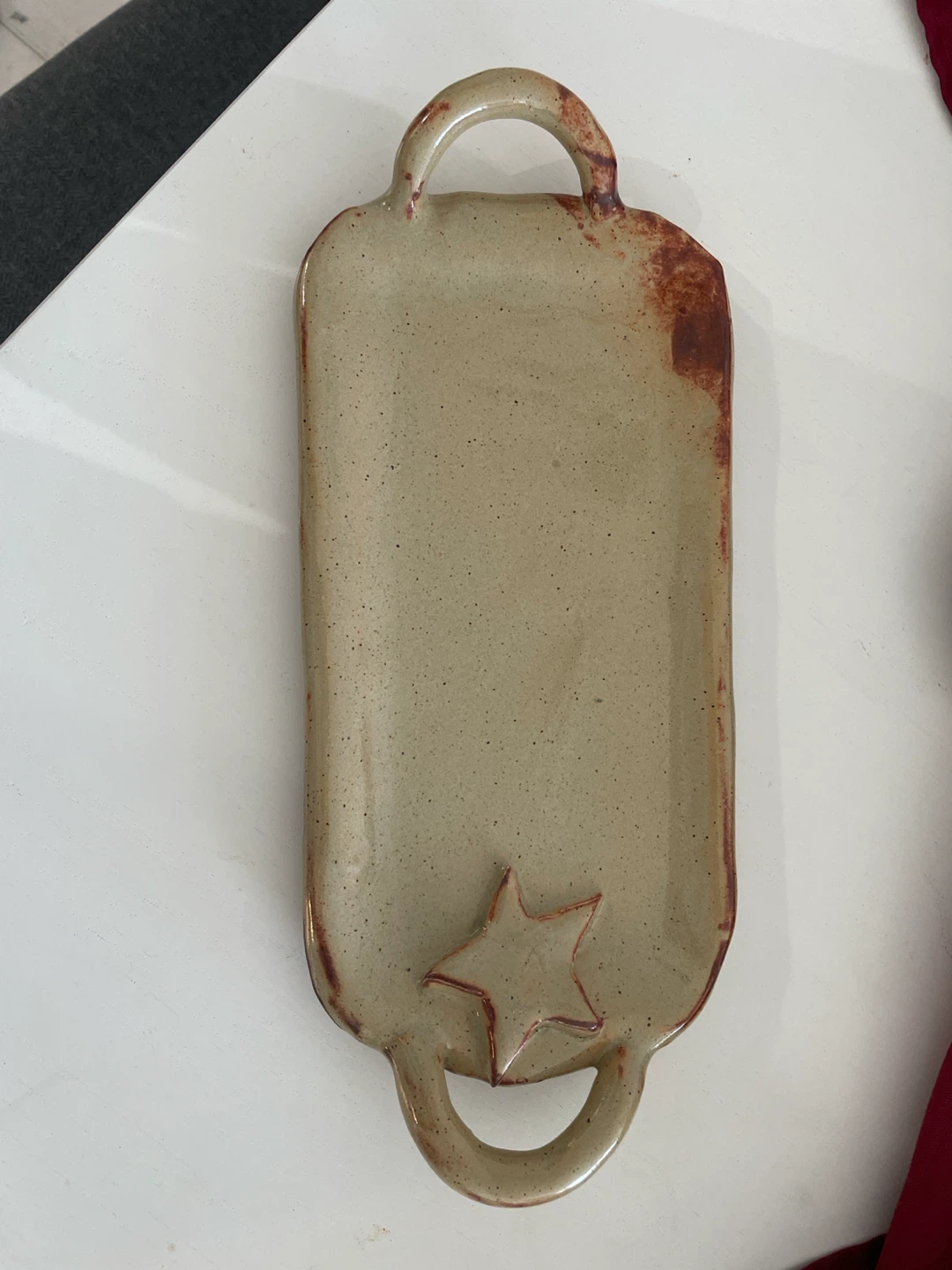 Handmade Ceramic Star Serving Tray