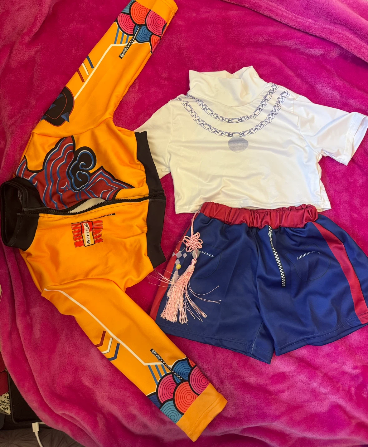 DEAMON  HUNTER- RUMÍ- cosplay set, jacket, shirt, and shorts - photo 4