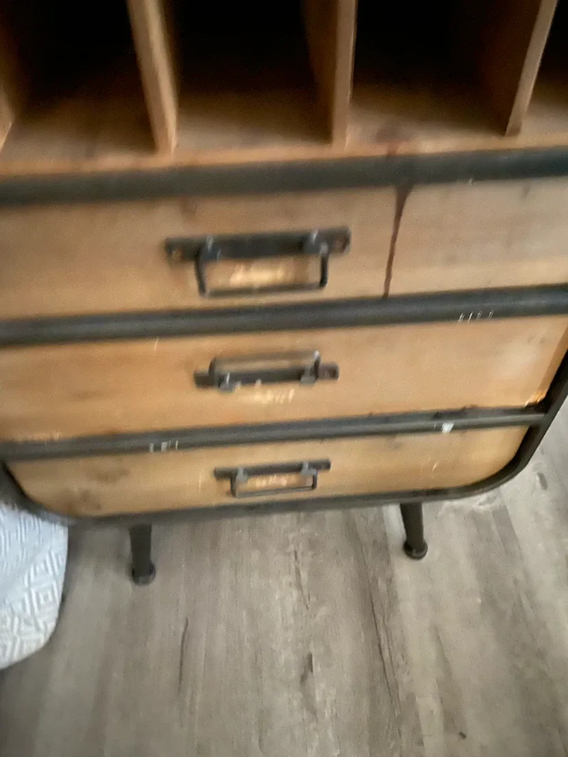 Industrial Style Wine Bar and Storage Unit