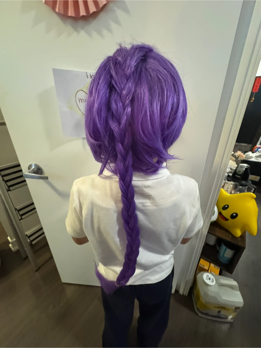 DEAMON HUNTERS RUMÍ AND MIRA -Purple and pink braided wig
