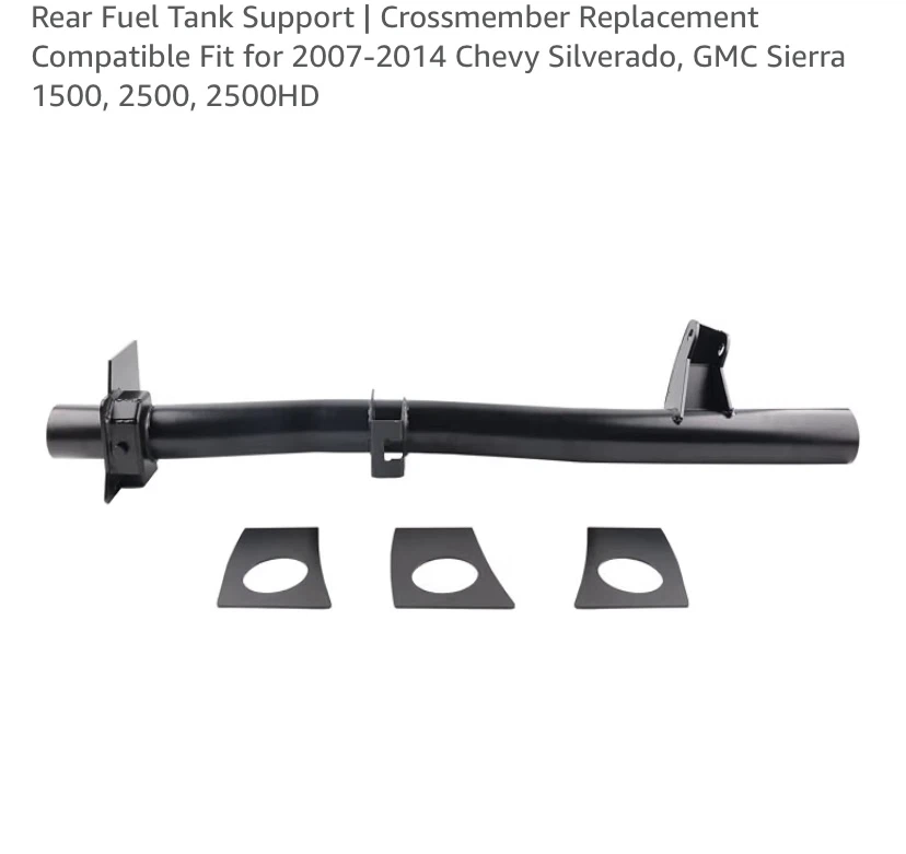 Rear Fuel Tank Support Crossmember for Chevy GMC