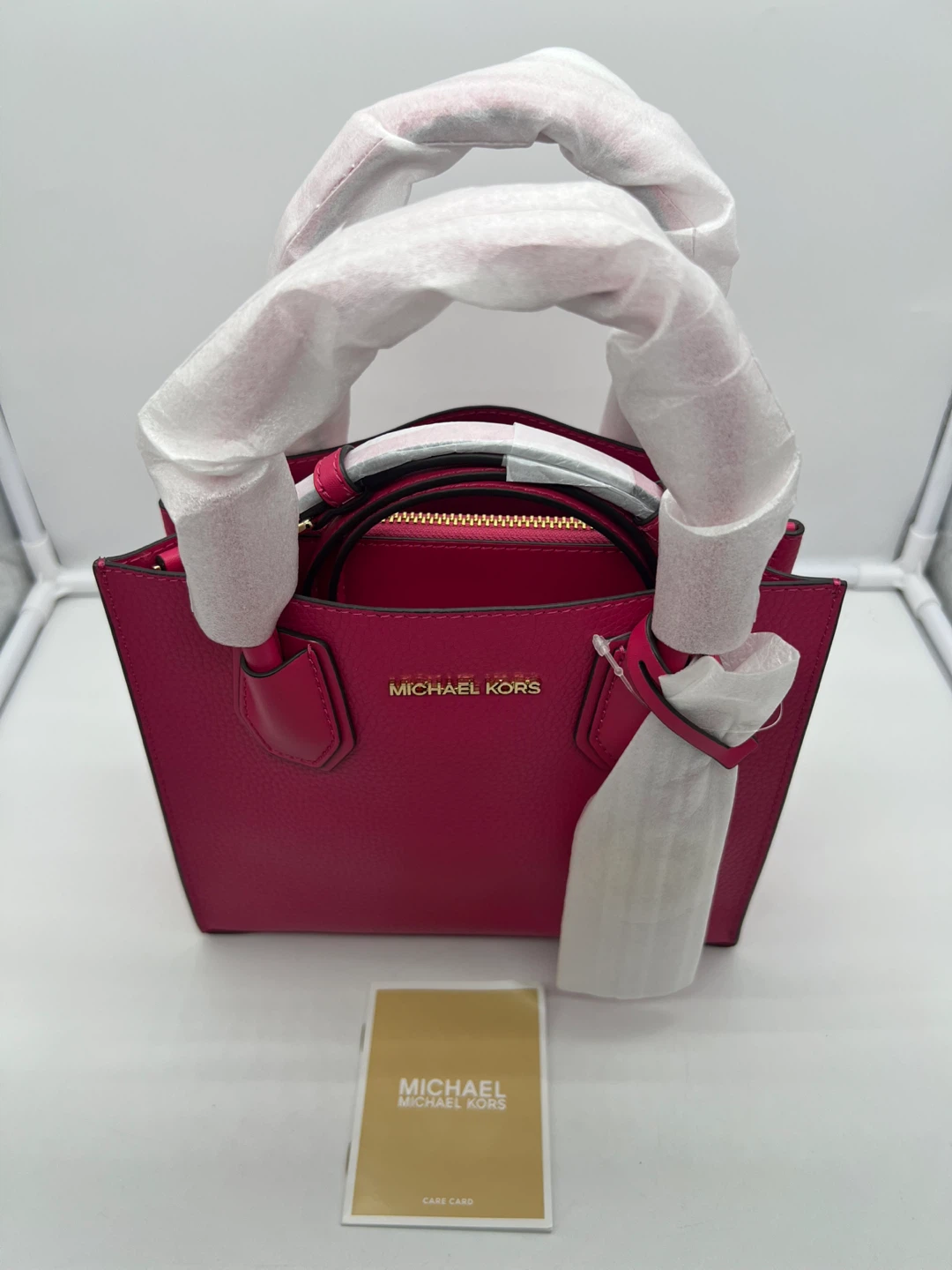New Michael Kors Mercer Medium Pink Crossbody - photo 2