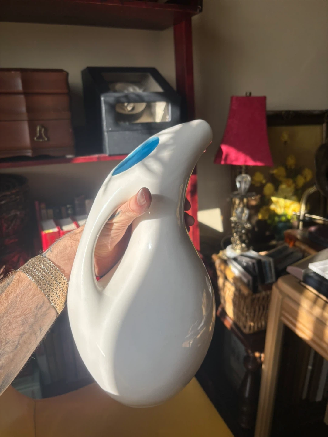 Modern Abstract Ceramic Pitcher
