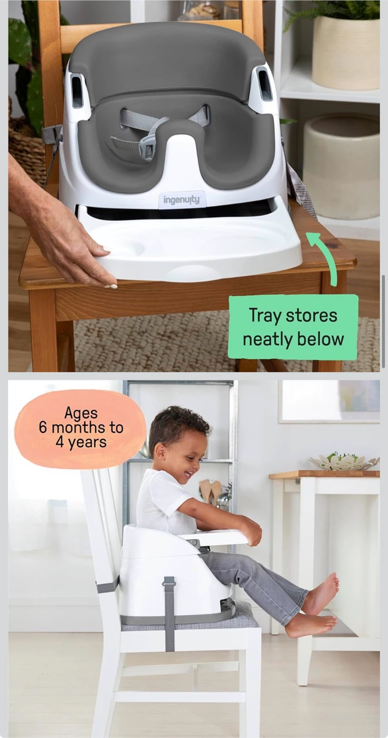 Ingenuity Baby Booster and Floor Seat - photo 4