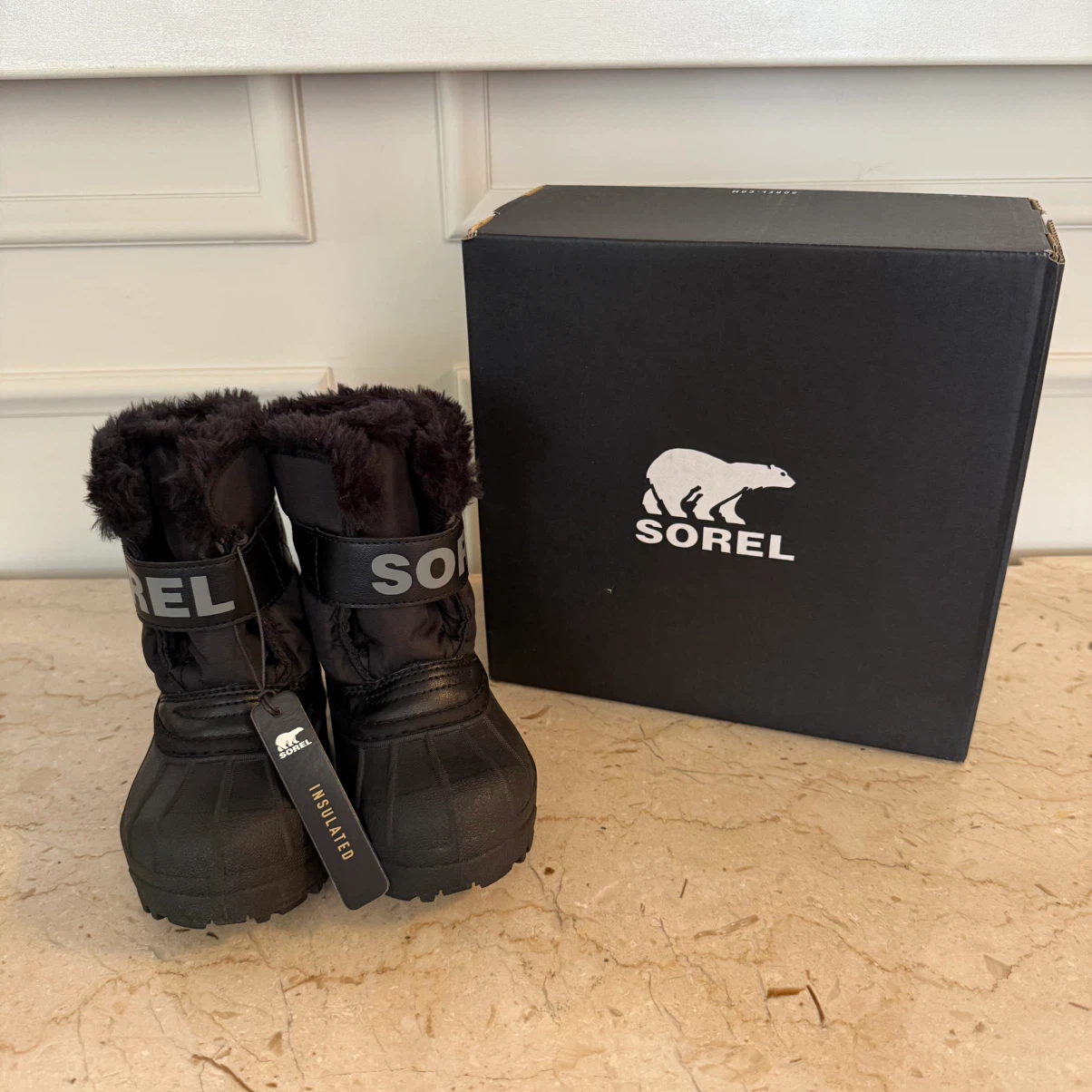 NEW Sorel Snow Commander Childrens Boots - Size 8