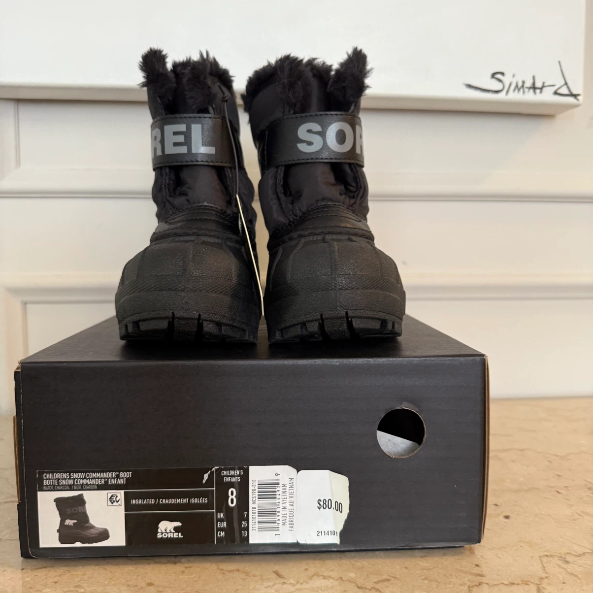 NEW Sorel Snow Commander Childrens Boots - Size 8 - photo 3