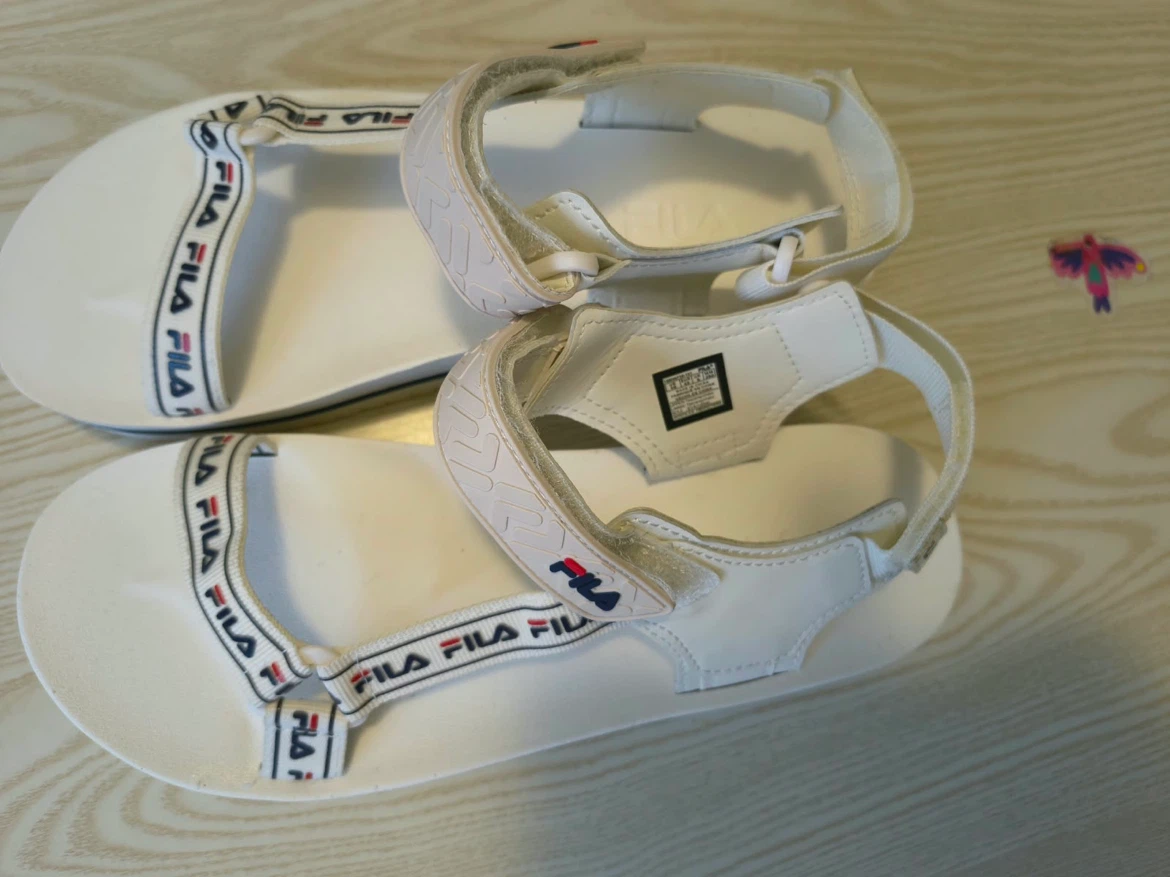 Fila White Sandals