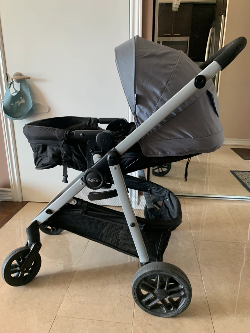 Graco Baby Stroller Grey + infant car seat - photo 2