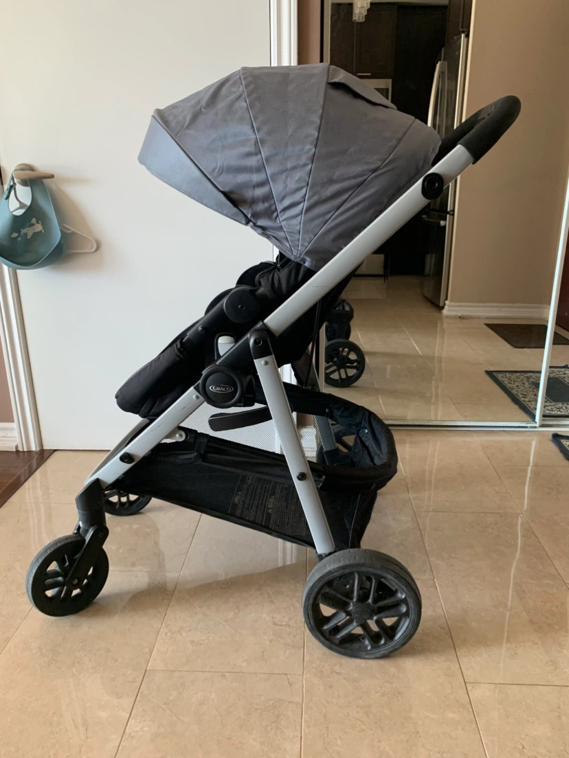Graco Baby Stroller Grey + infant car seat - photo 4