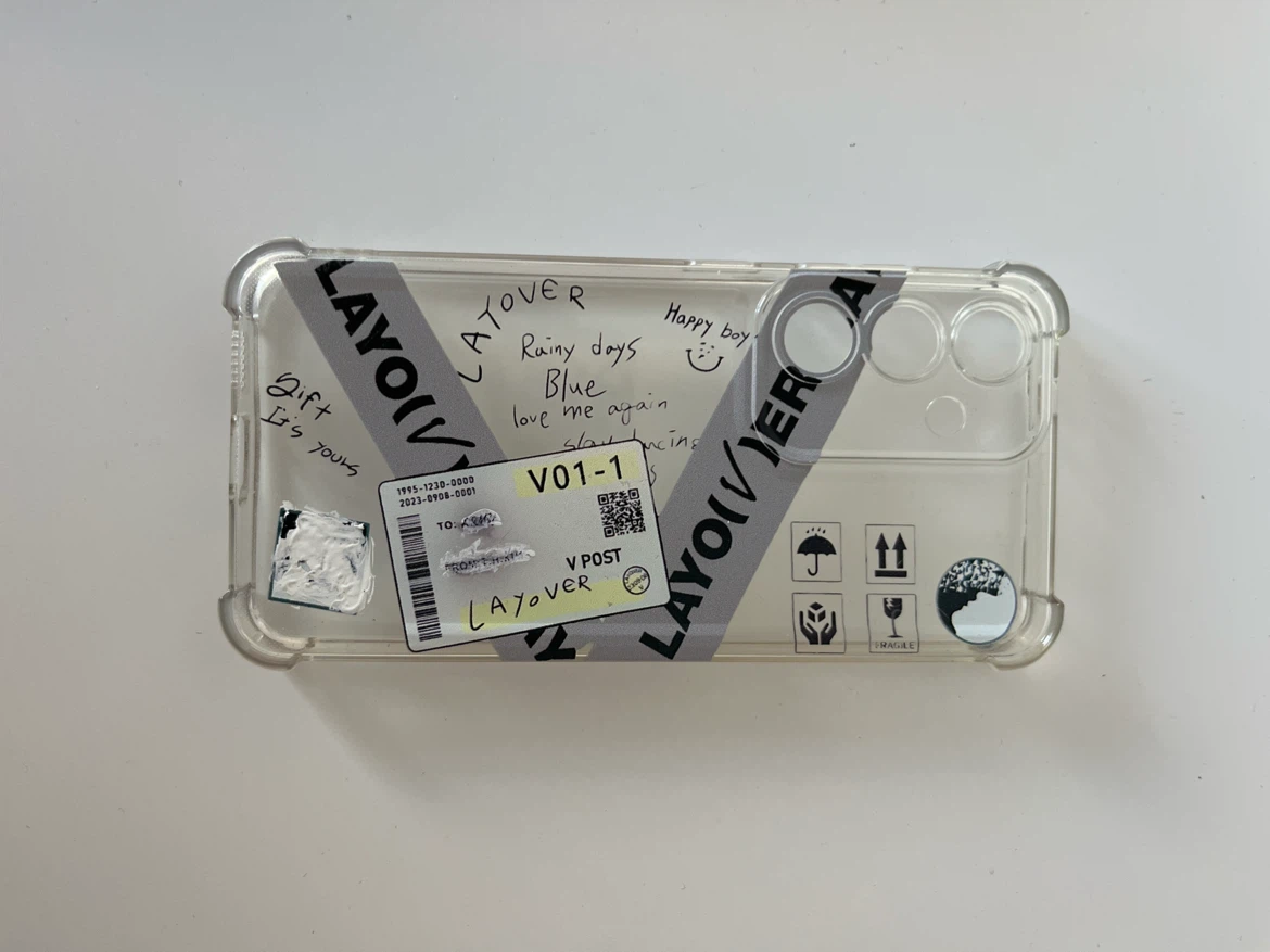 V Layover Clear Phone Case