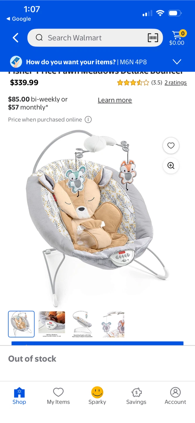 Fisher-Price Fawn Meadows Deluxe Bouncer - photo 5