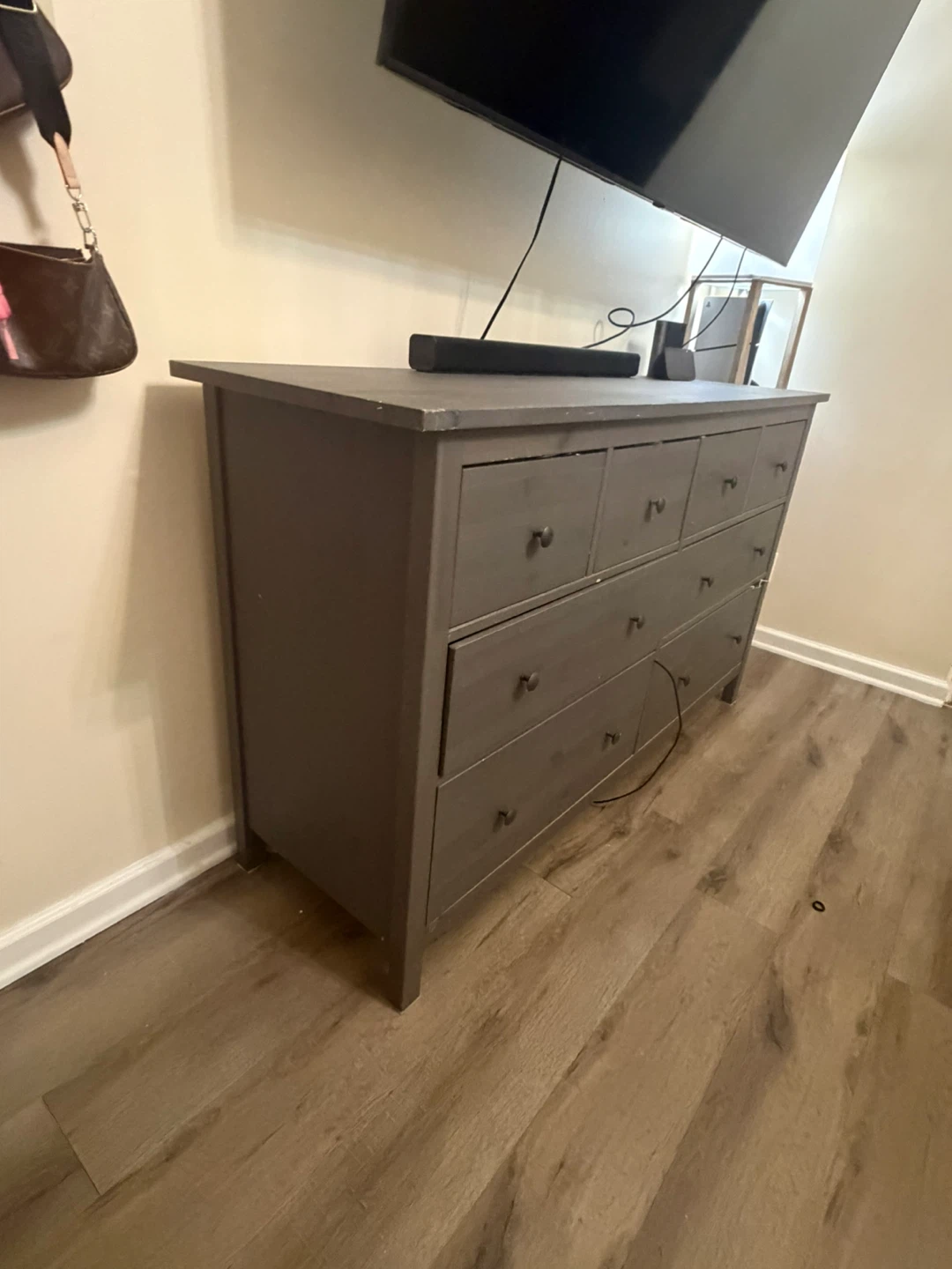 IKEA HEMNES 8-drawer dresser, black-brown - photo 3