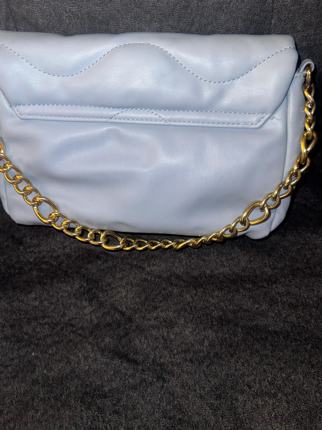 Primark Light Blue Quilted Chain Bag - photo 4