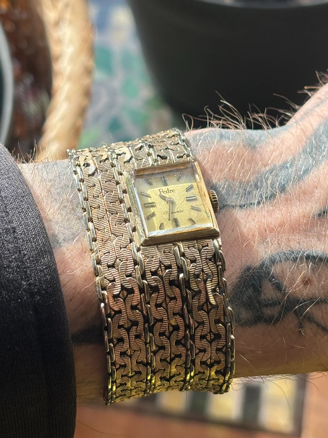 Vintage Watch gold filled 12k gf Swiss made pedre - photo 5