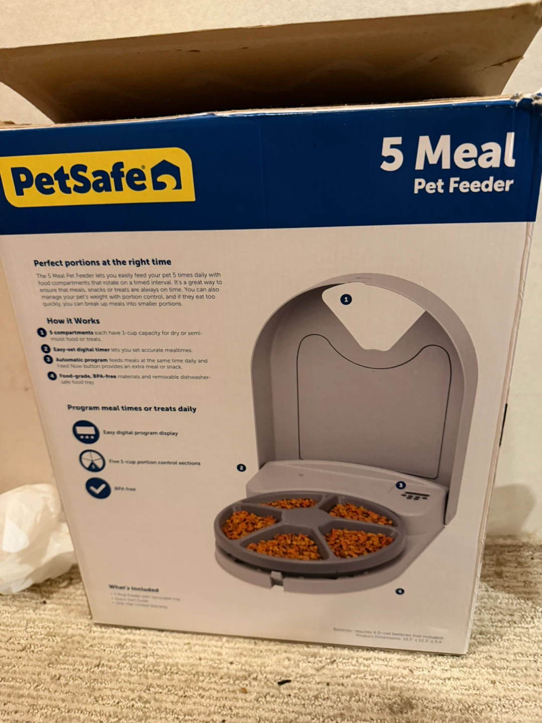 PetSafe 5-Meal Pet Feeder