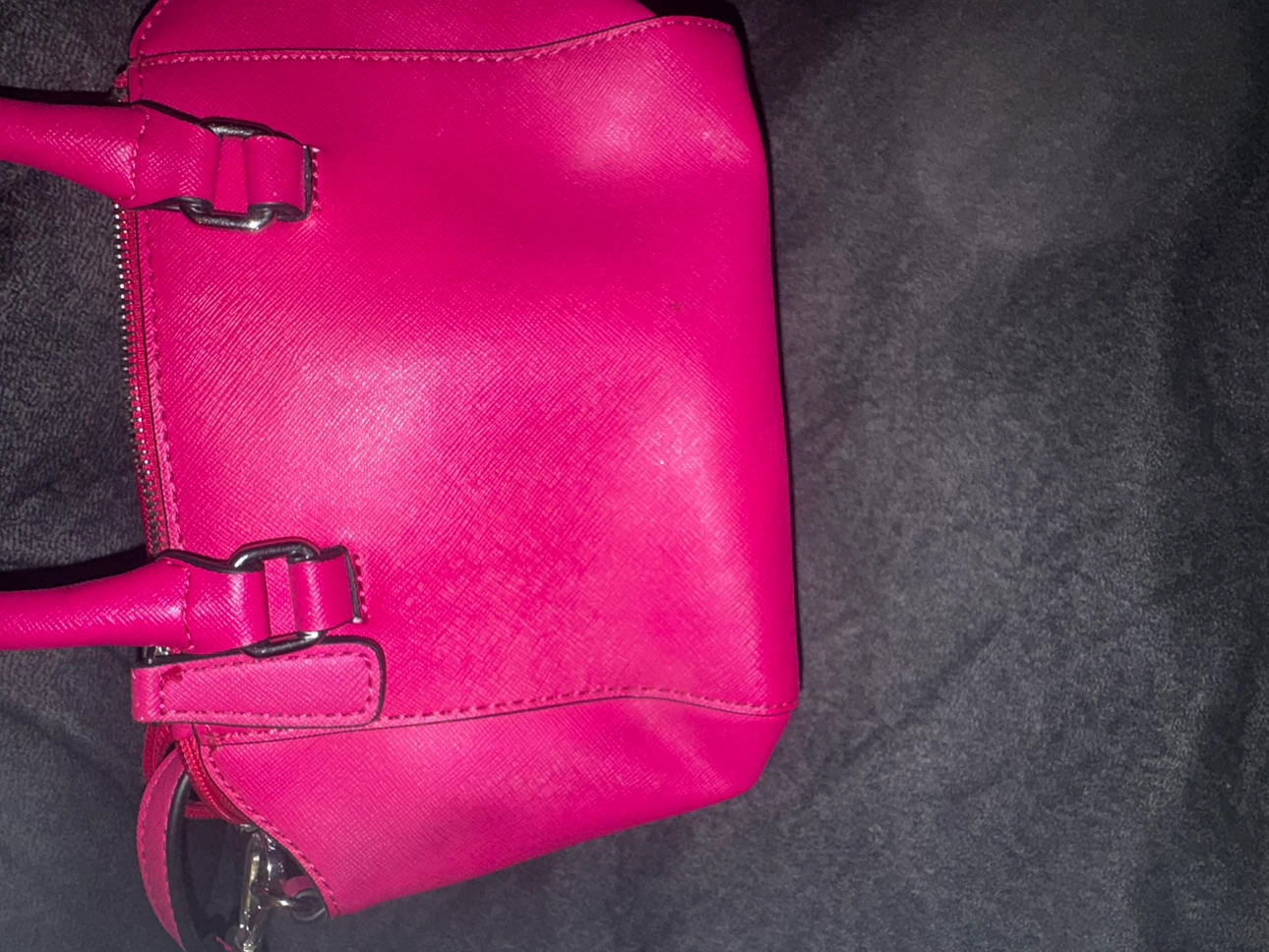 Guess Los Angeles Hot Pink Satchel Handbag - photo 3
