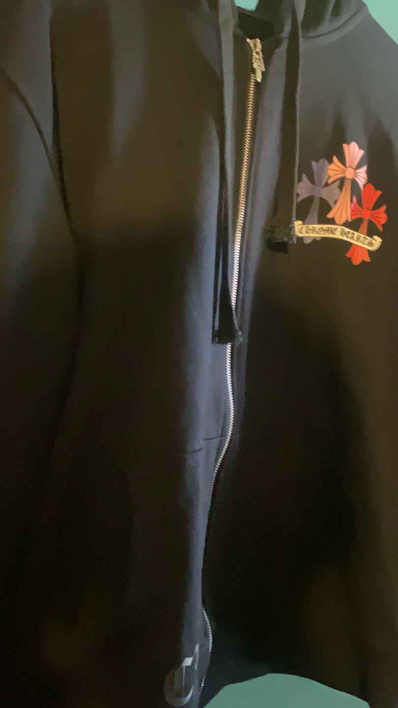 Chrome Hearts Multi-Colour Cross Zip-Up Hoodie - photo 5