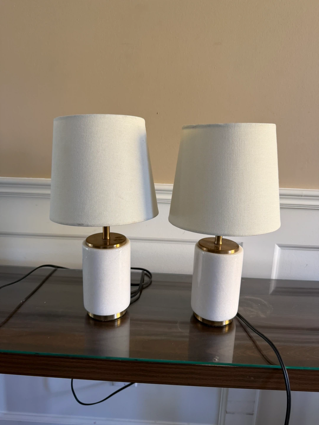 Set of Two Ceramic Table Lamps