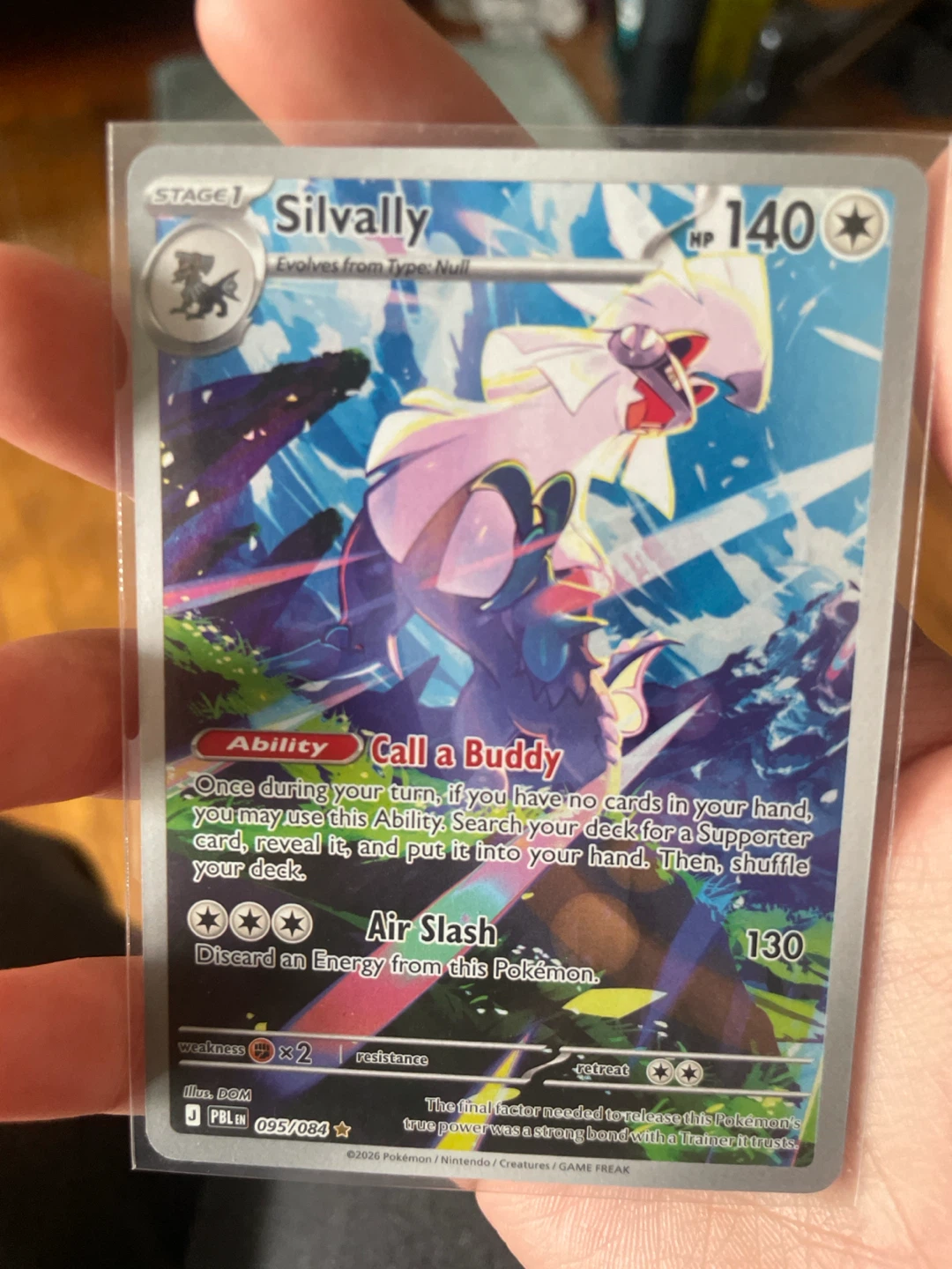 Silvally 095/084 Pokemon Trading Card