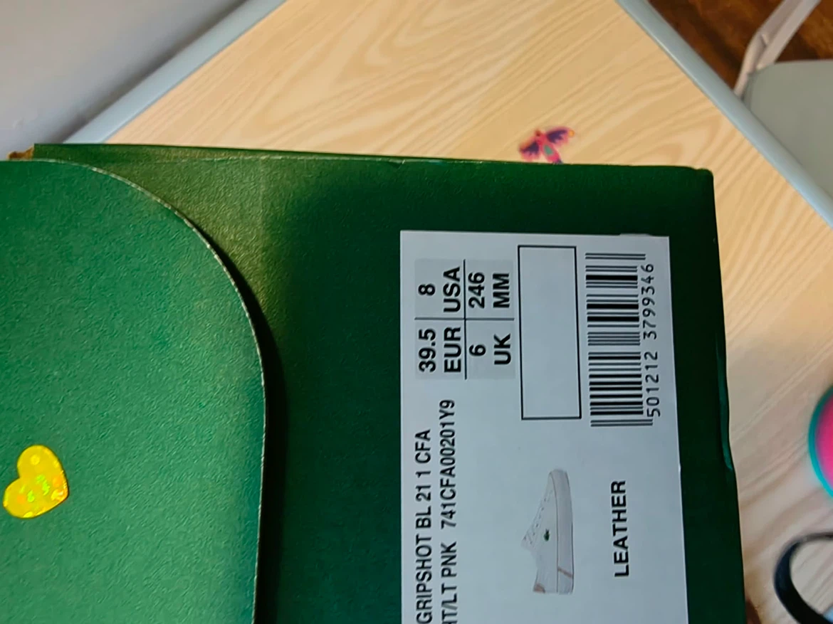 Lacoste Gripshot BL 21 Sneakers - White/Light Pink - US 8 - photo 2