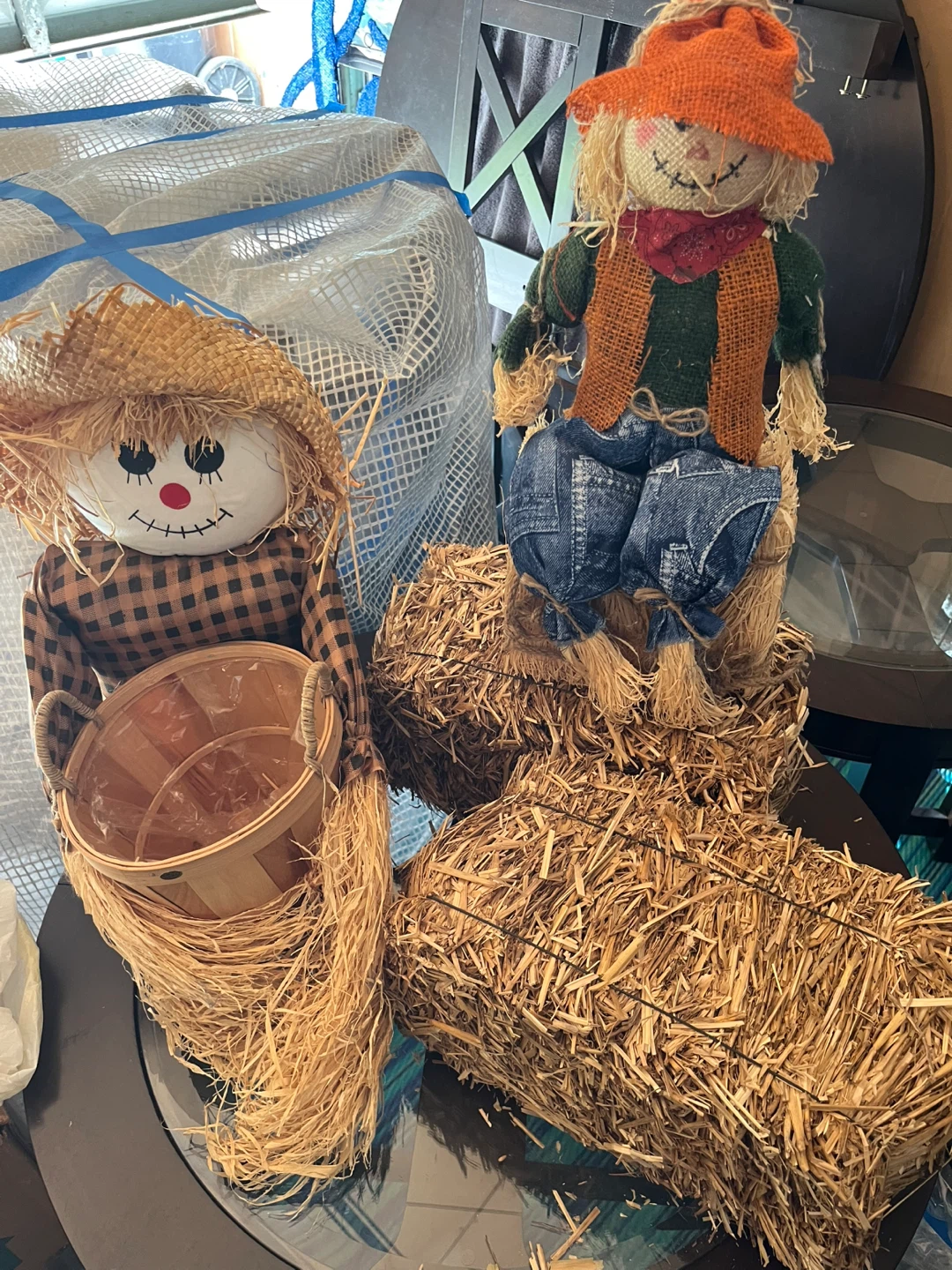 Fall Scarecrow Decor Set