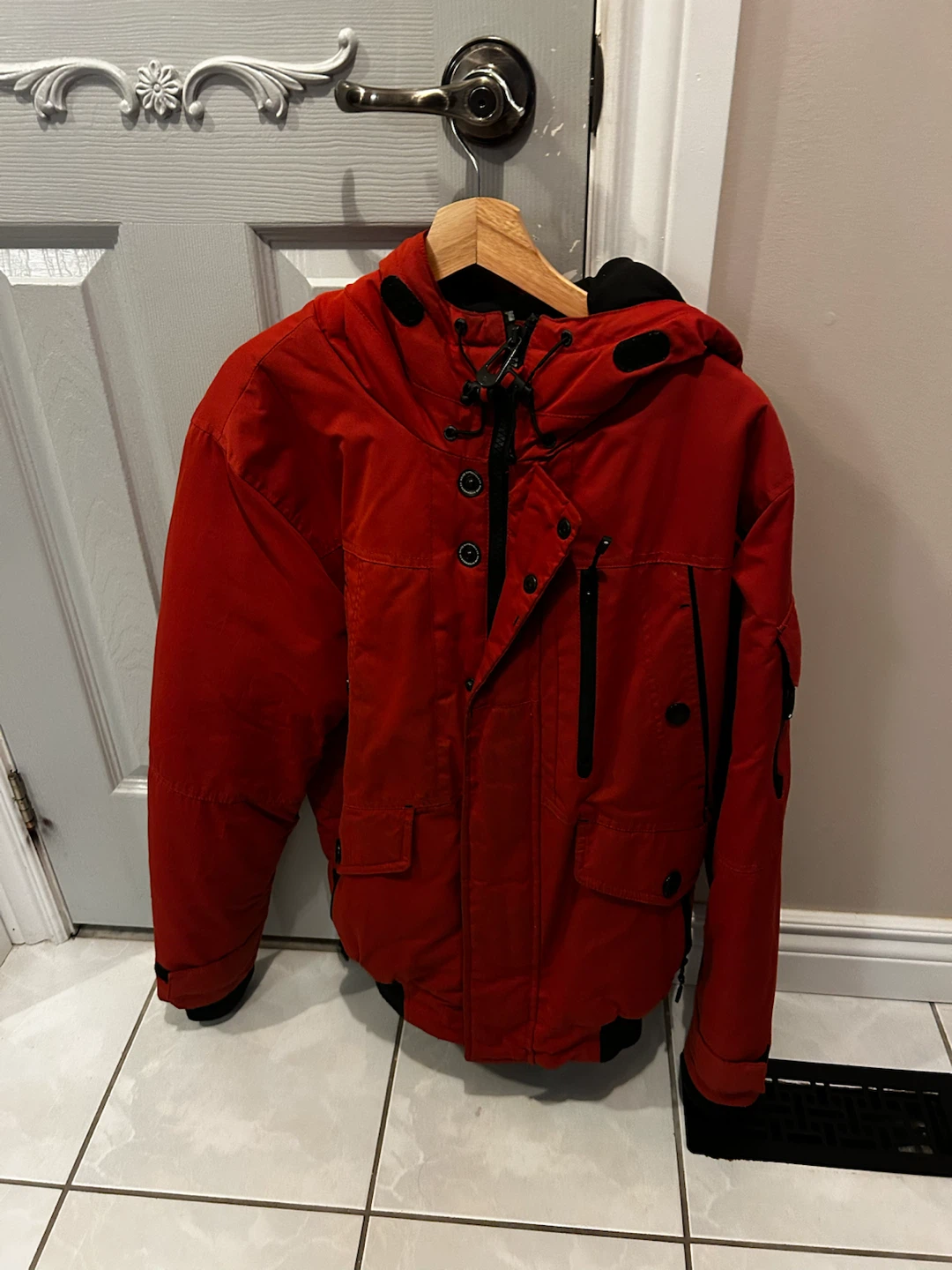 NOIZE Cruelty-Free Red Winter Jacket