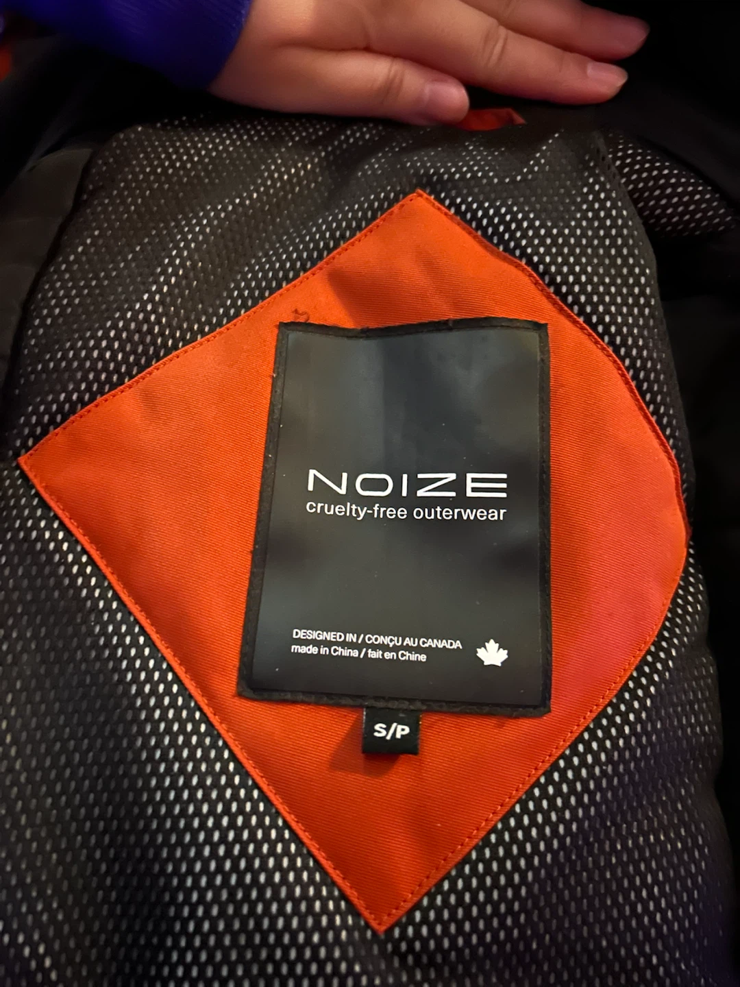 NOIZE Cruelty-Free Red Winter Jacket - photo 3