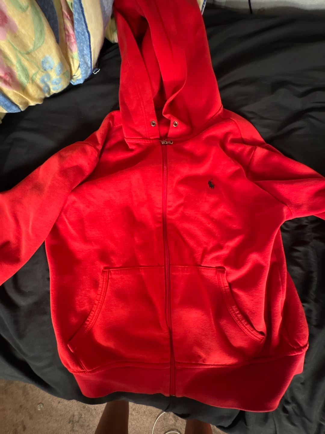 Polo Ralph Lauren Red Zip-Up Hoodie