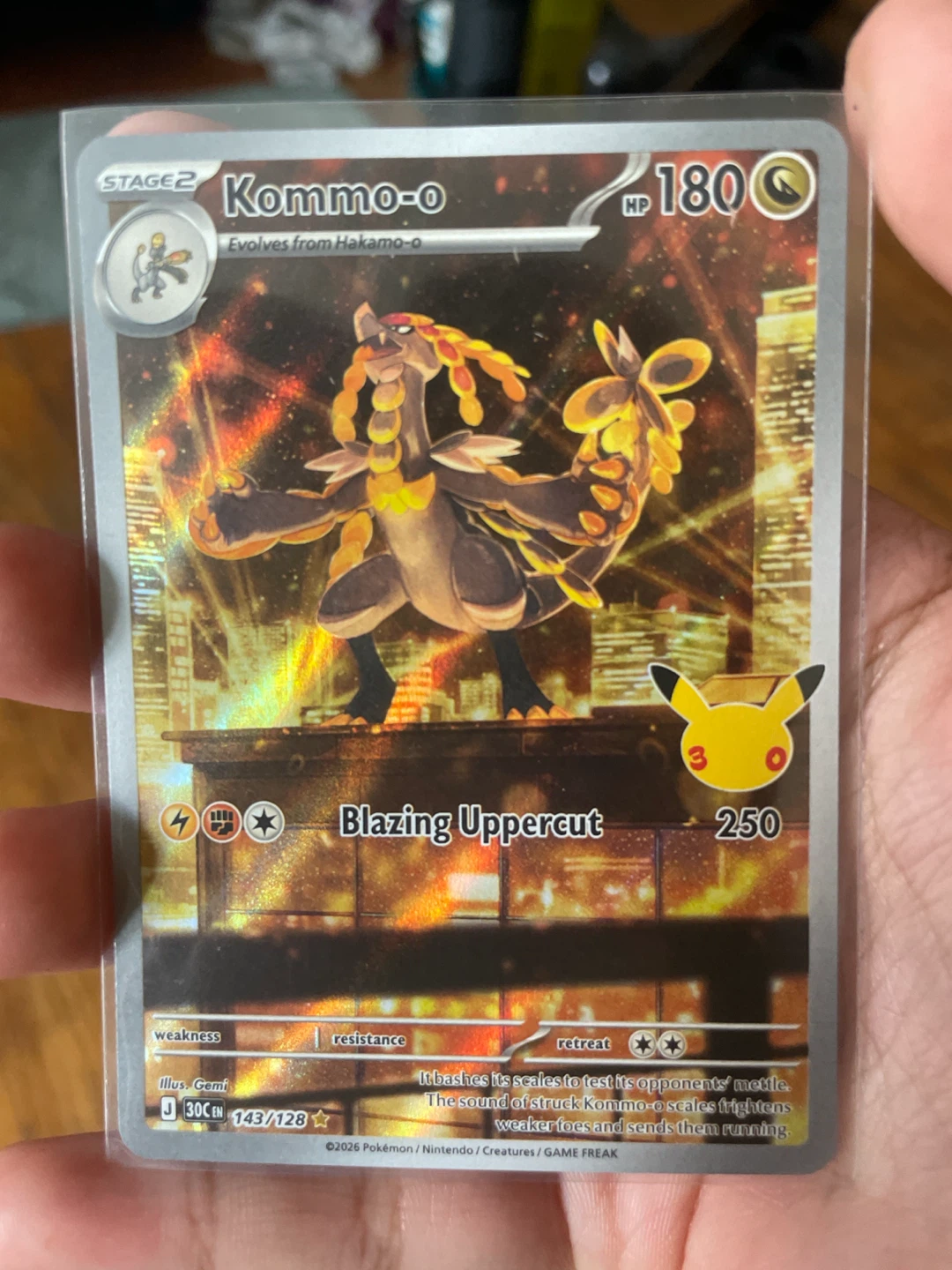 Kommo-o Pokémon Trading Card