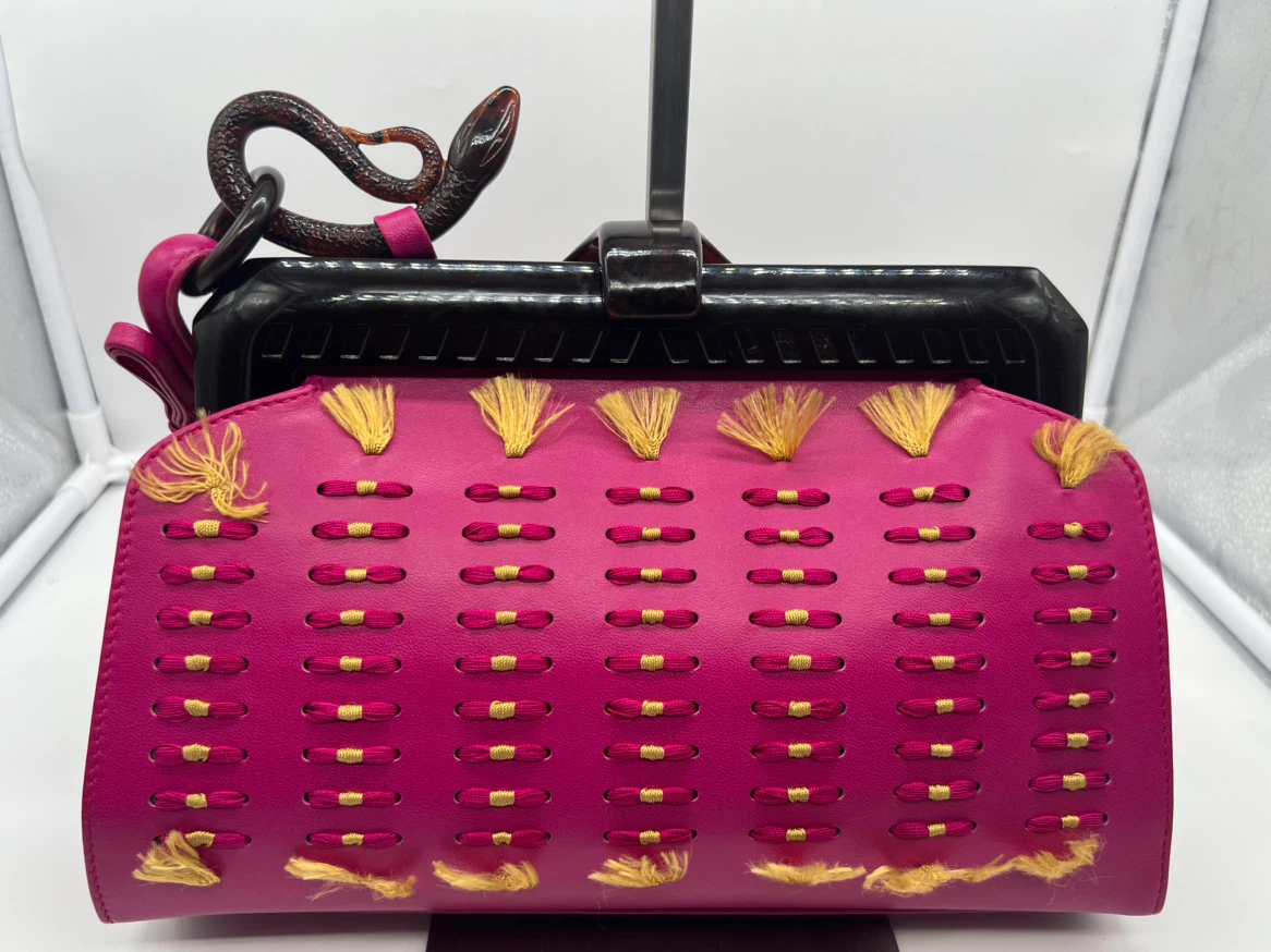 Christian Dior John Galliano 2007 Rare Samurai Clutch - photo 5