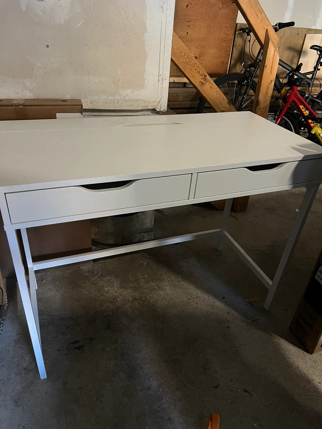 White IKEA ALEX Desk