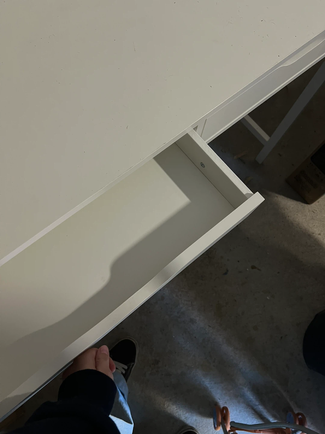 White IKEA ALEX Desk - photo 2