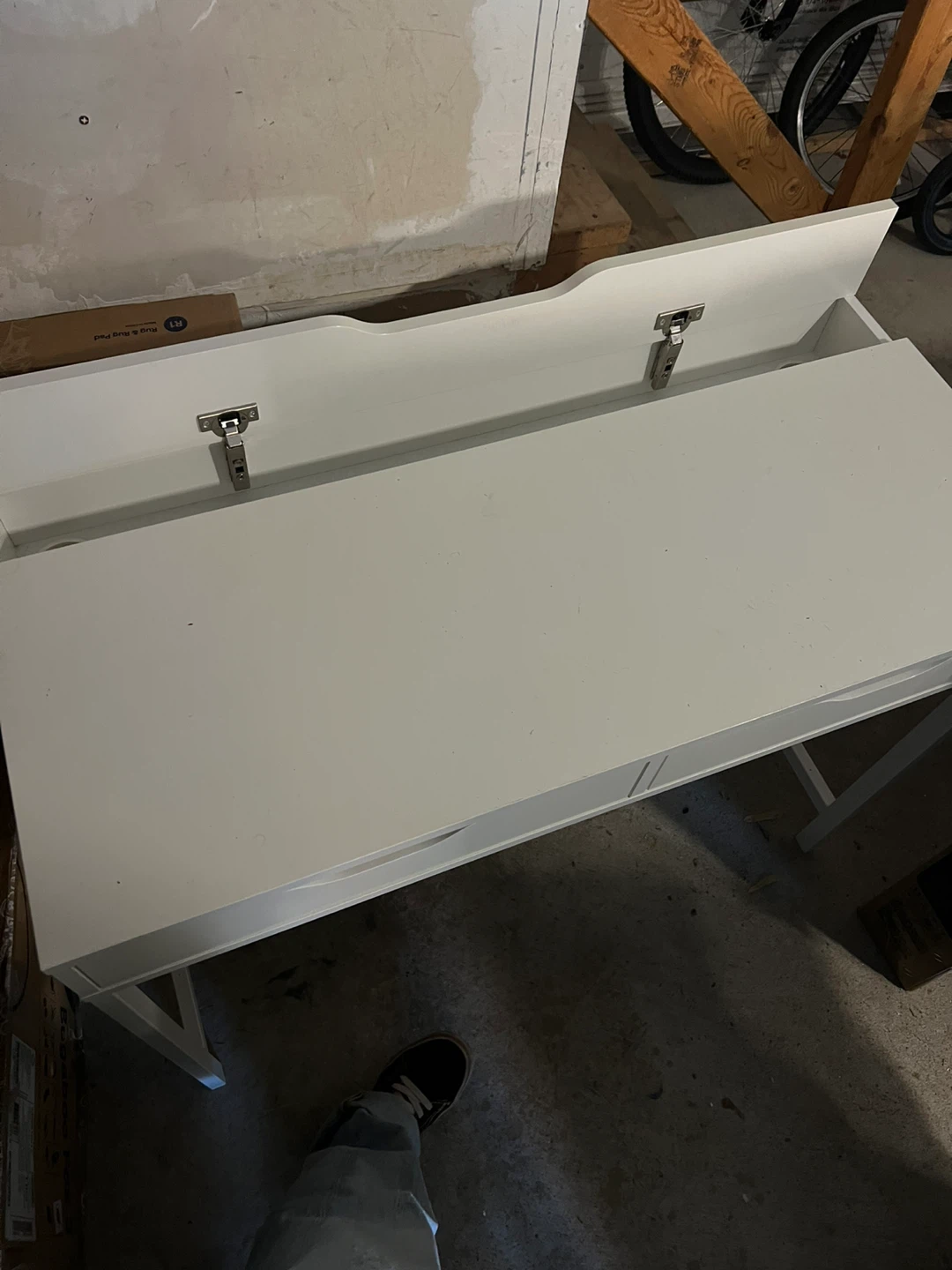 White IKEA ALEX Desk - photo 3