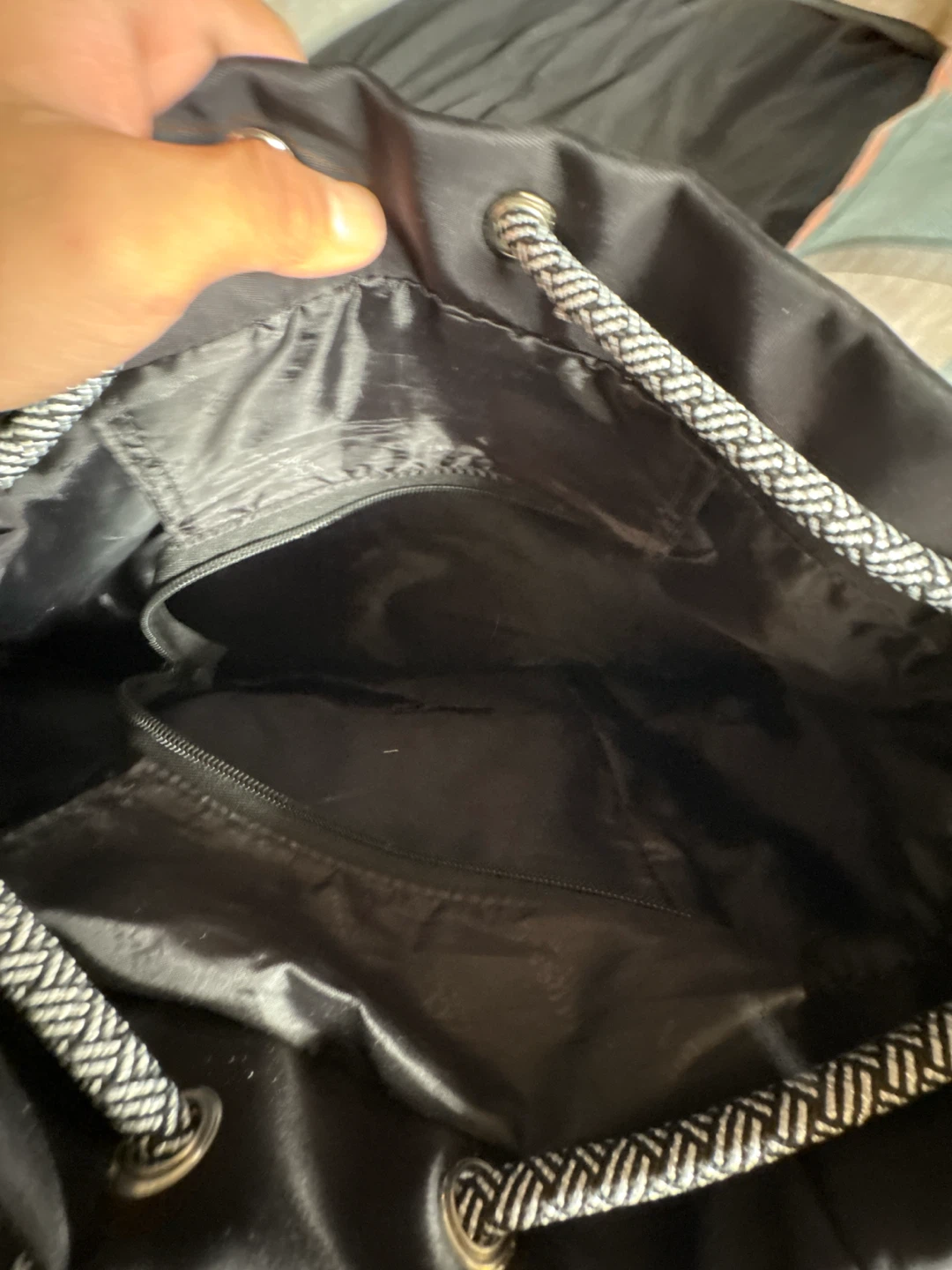 Versace Fragrances Black Drawstring Backpack - photo 3