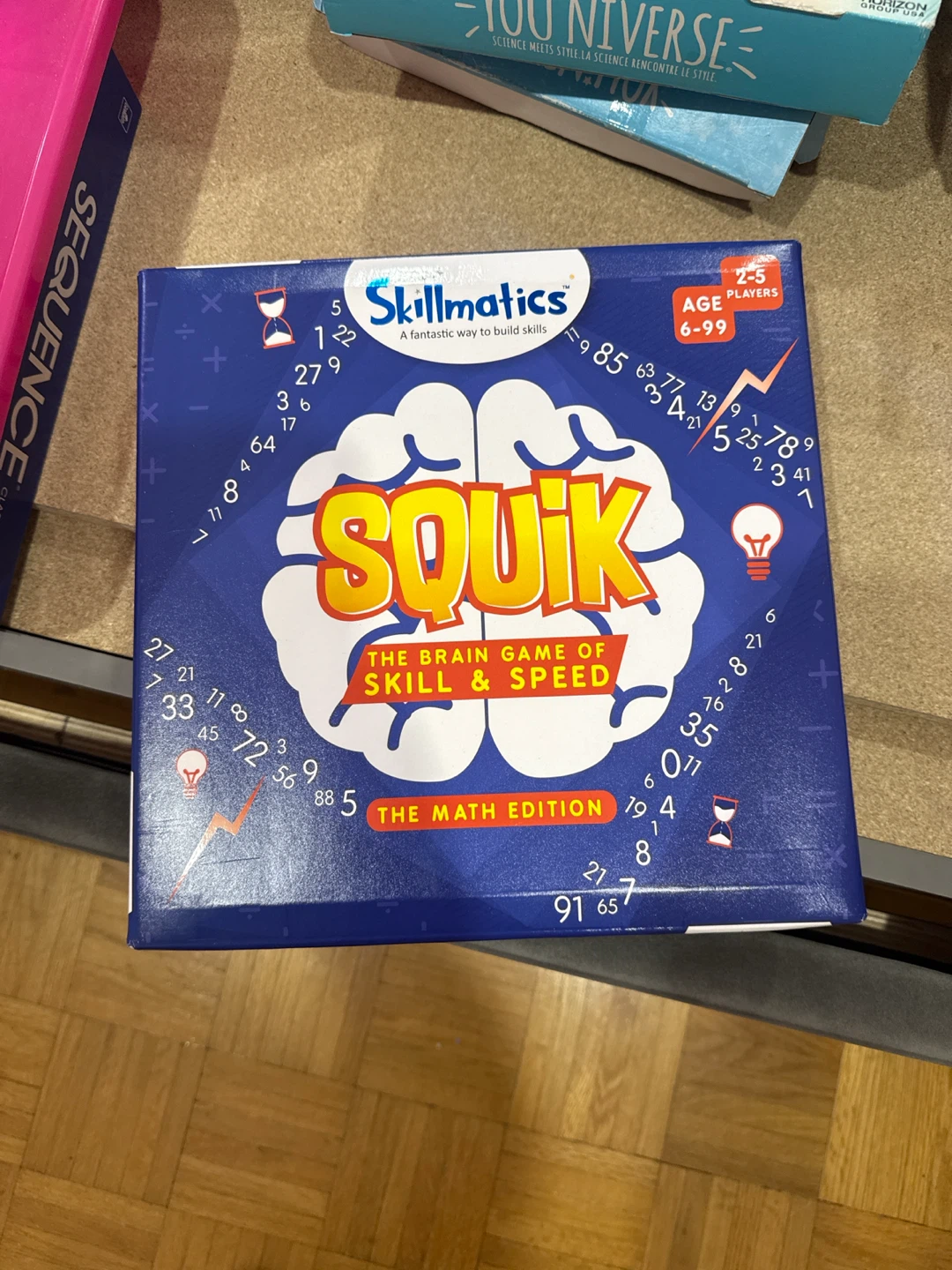 Skillmatics SQUIK Math Edition Board Game