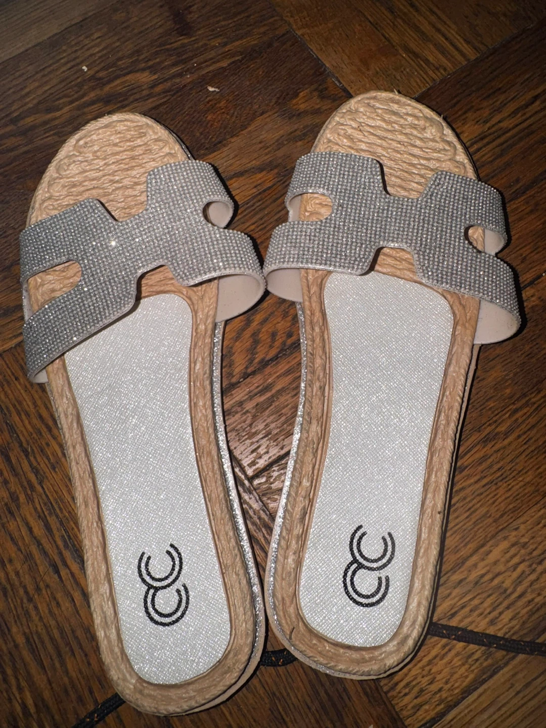 CC Rhinestone Slide Sandals - photo 2