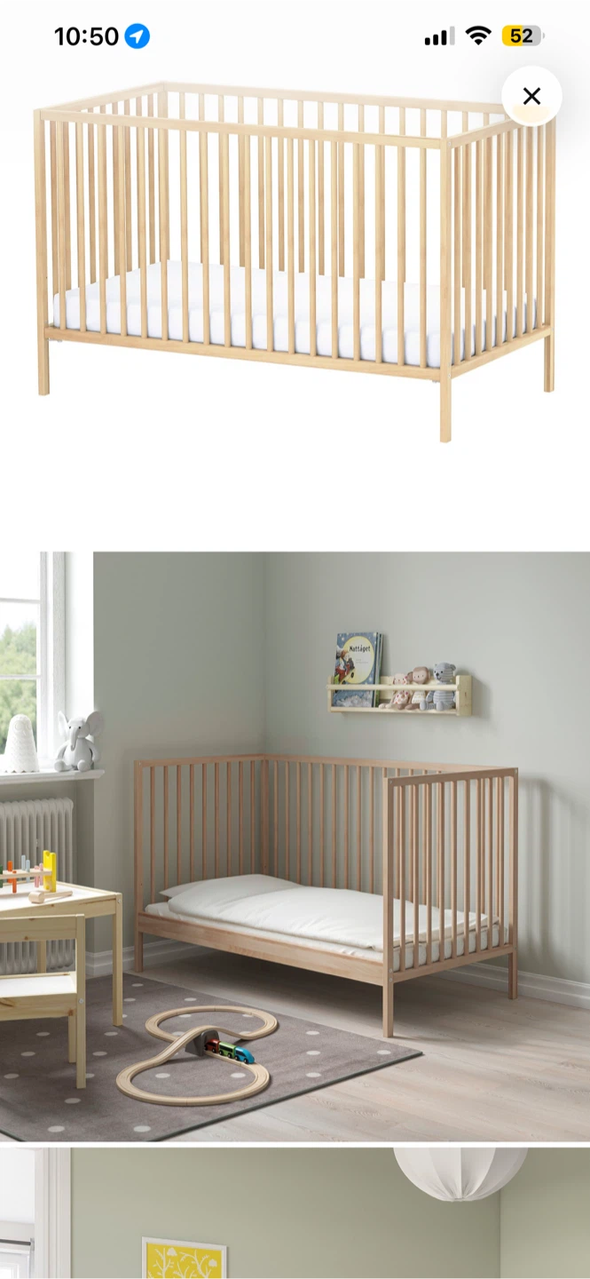 IKEA Sniglar baby crib