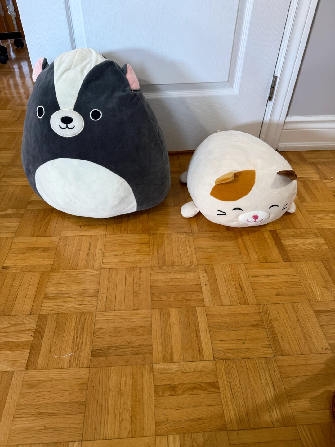 Squishmallows Skunk and Cat Plush